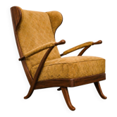 Fauteuil en bois de cerisier Karl Nothhelfer pour Schörle & Gölz - années 1950