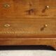 Antique Louis Philippe chest of drawers made entirely of walnut.