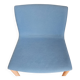 Arper Catifa 46 Chair – Italian Design – Blue Fabric / White Shell & Base