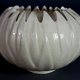 Charolles art-deco cracked ceramic picnic vase
