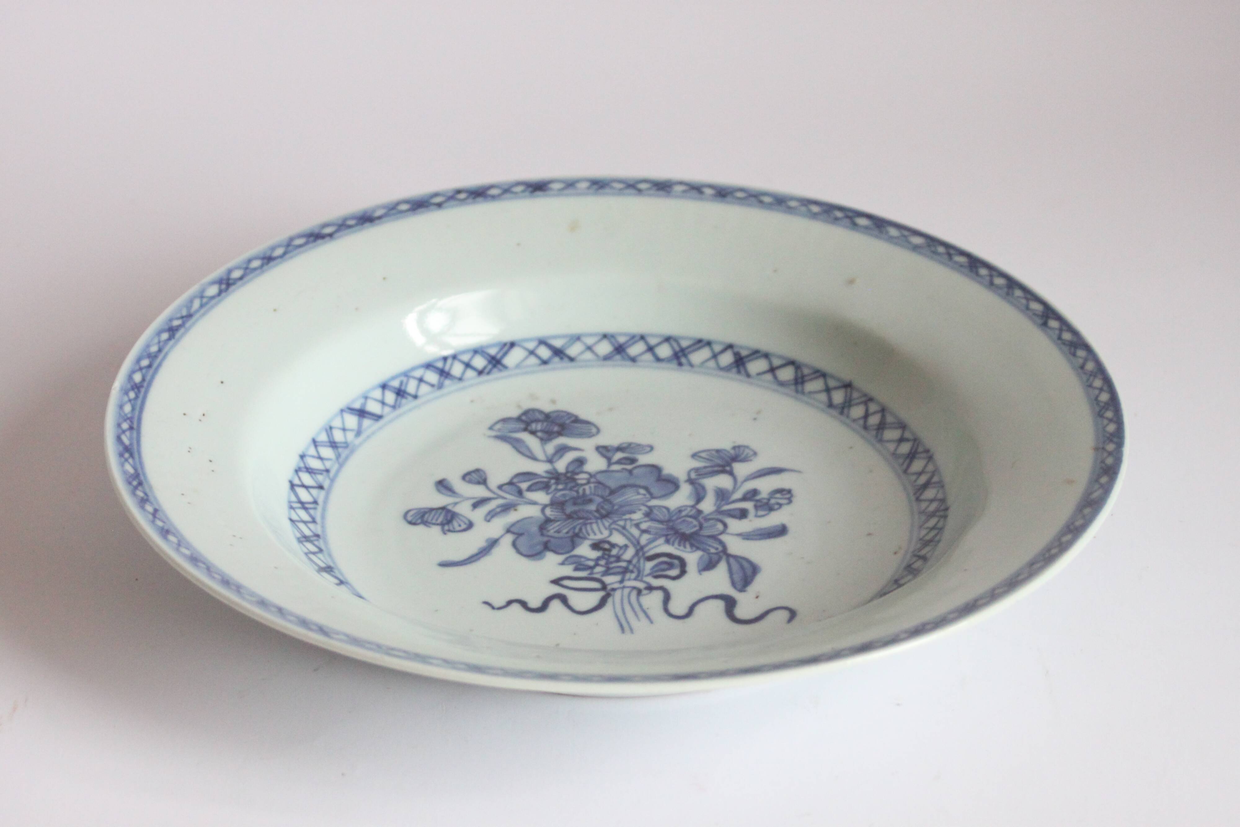 Qianlong export porcelain plate, China 18th