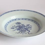 Assiette en porcelaine d'exportation Qianlong, Chine 18e