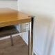 Bureau USM Haller en hêtre plaqué naturel vernis