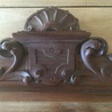 Old wooden pediment