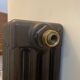 Old cast iron radiator renovated
