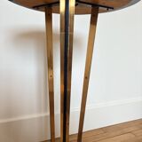 Art Deco lamp in brass and black glass 260496