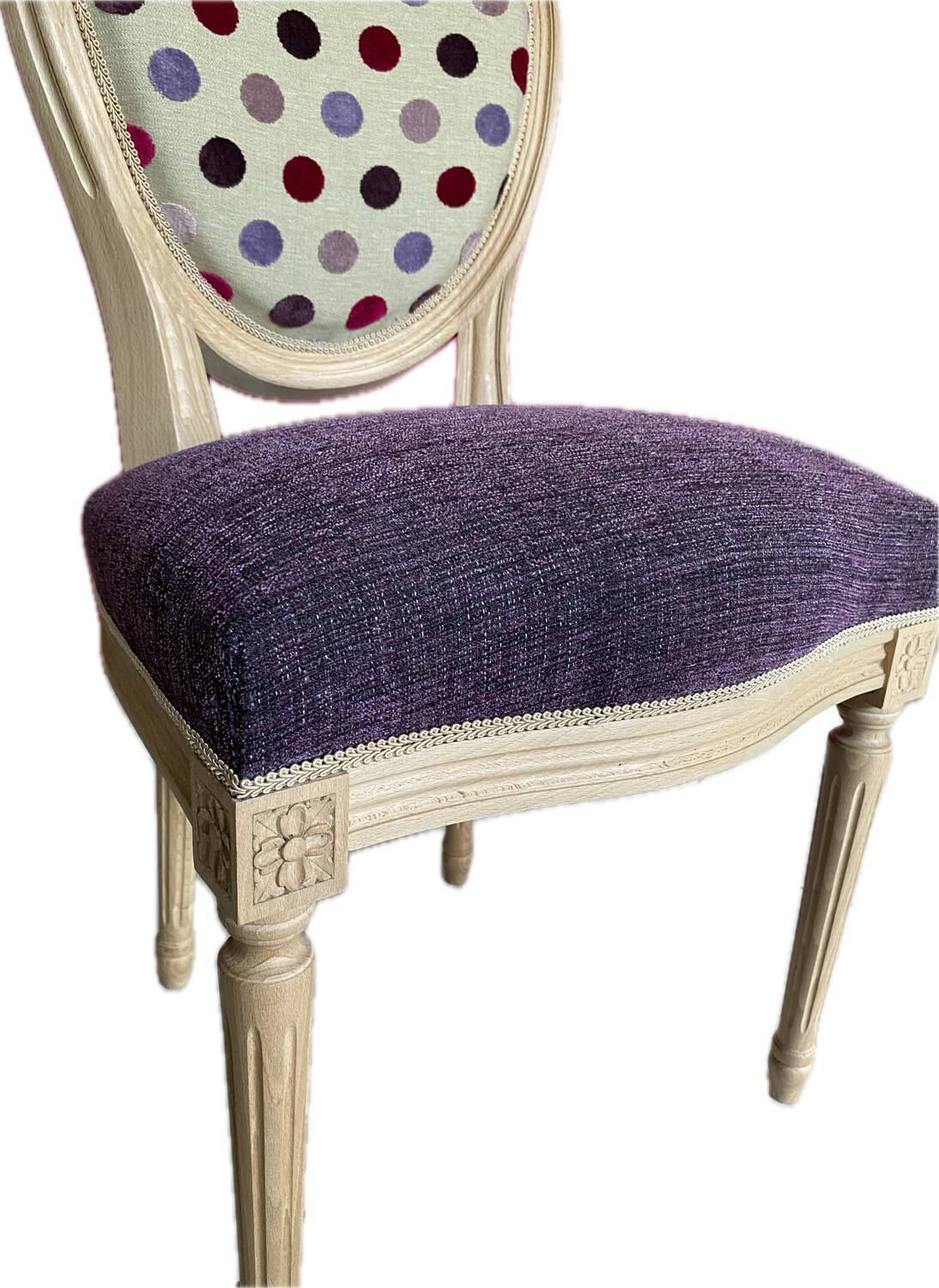 Chaise Médaillon style Louis XVI