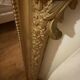 Antique gilded mirror from the late 19th century.
