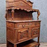 Louis XV style sideboard in solid walnut circa 1880