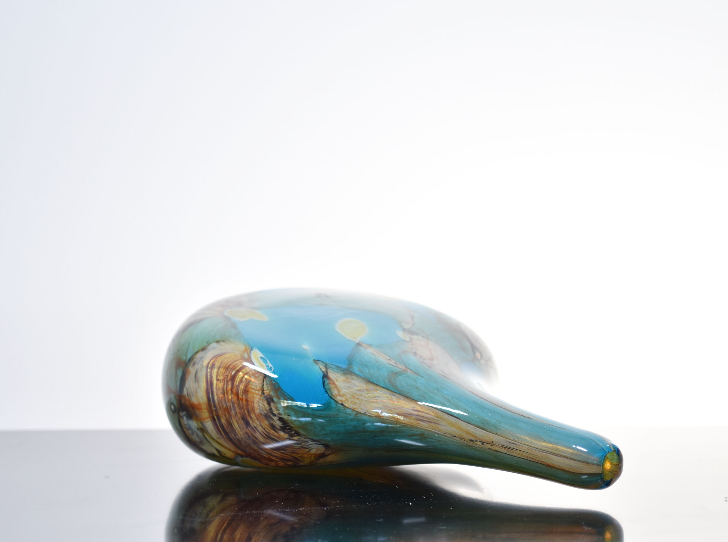 Vase soliflore Mdina sully glass