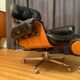 Armchair with footstool by Martin Stoll, Stoll Giroflex, Switzerland, 1960s.
