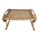 Folding bed tray