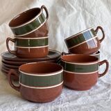 6 tasses à thé/café en céramique