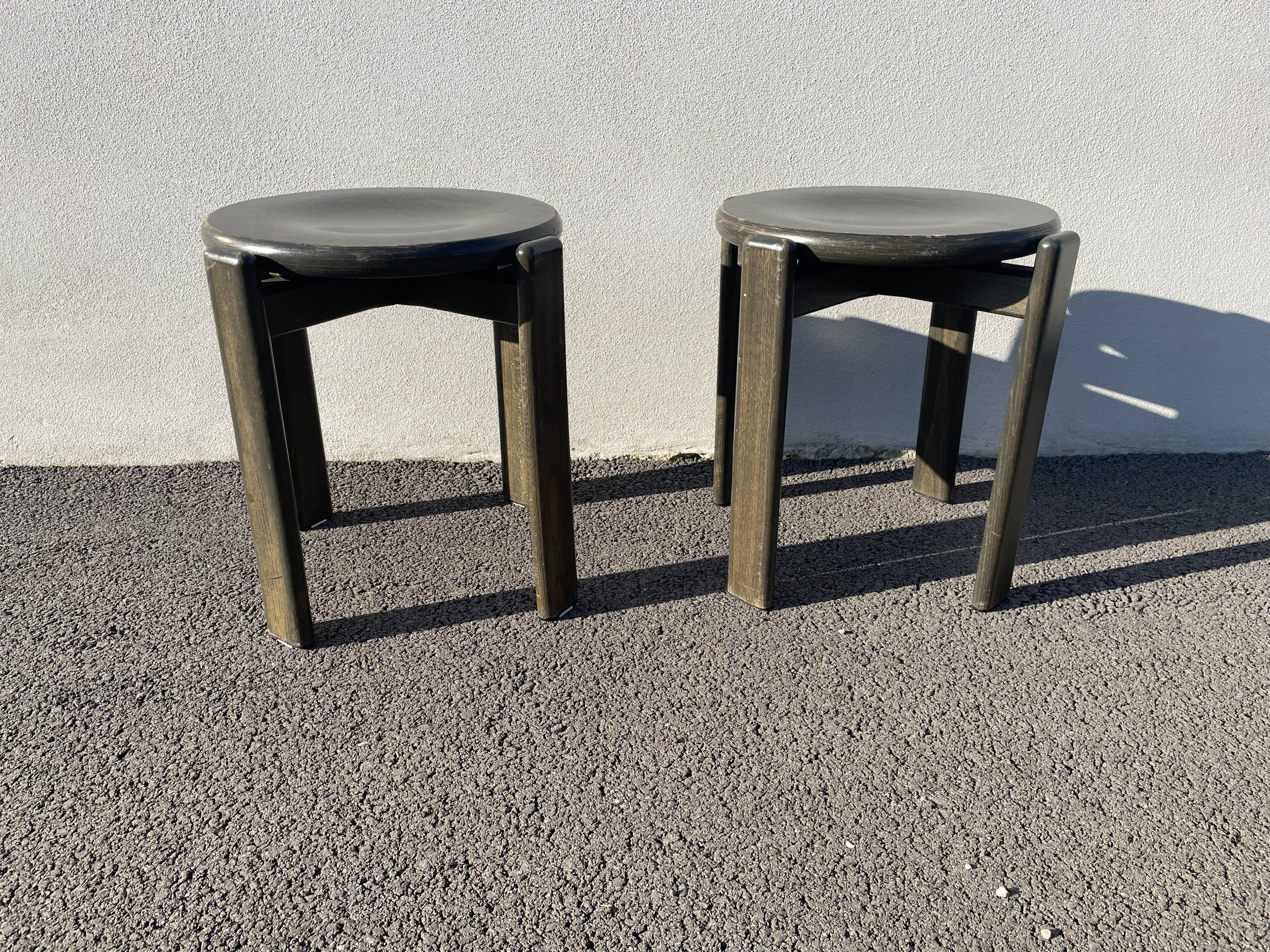 Solid pine stools 1980