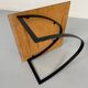 Vintage Italian design geometric marquetry nesting coffee table