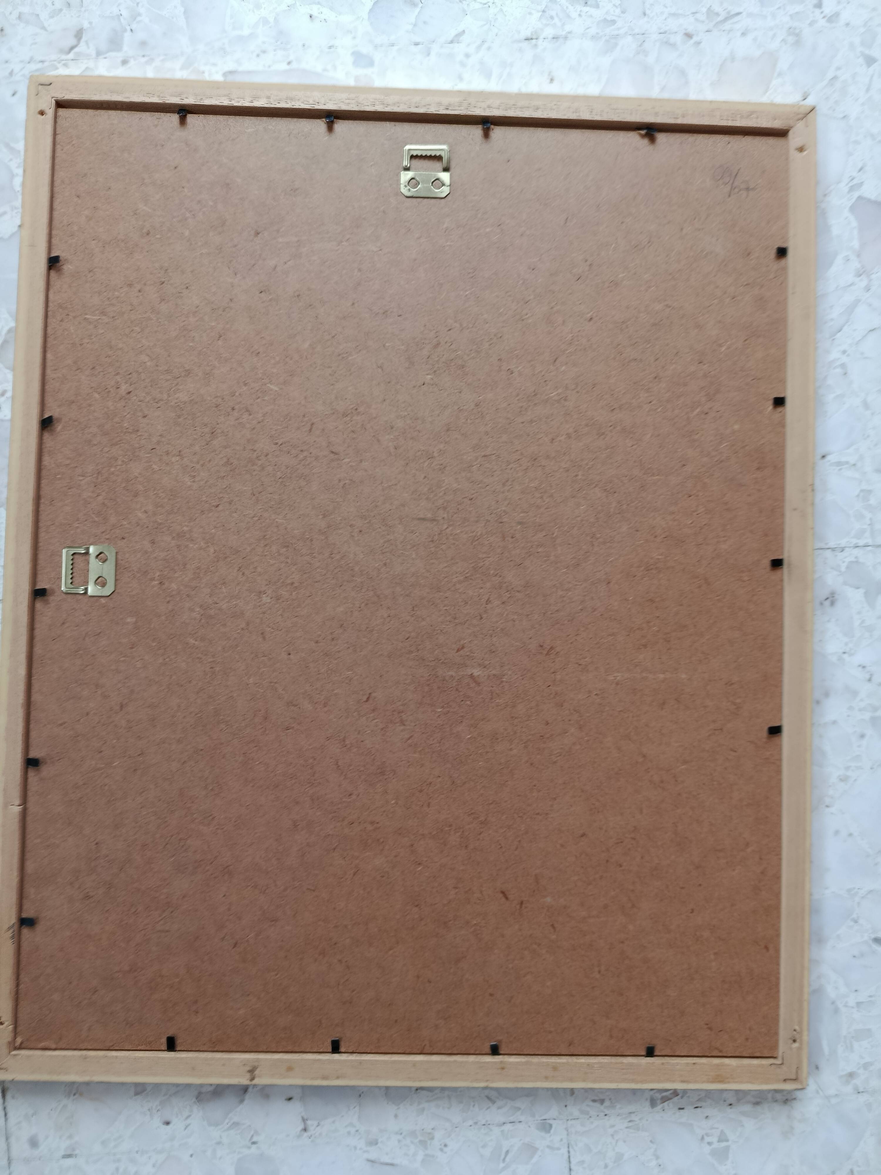 Watercolor by henri chartier: village streets around 1900, military painter