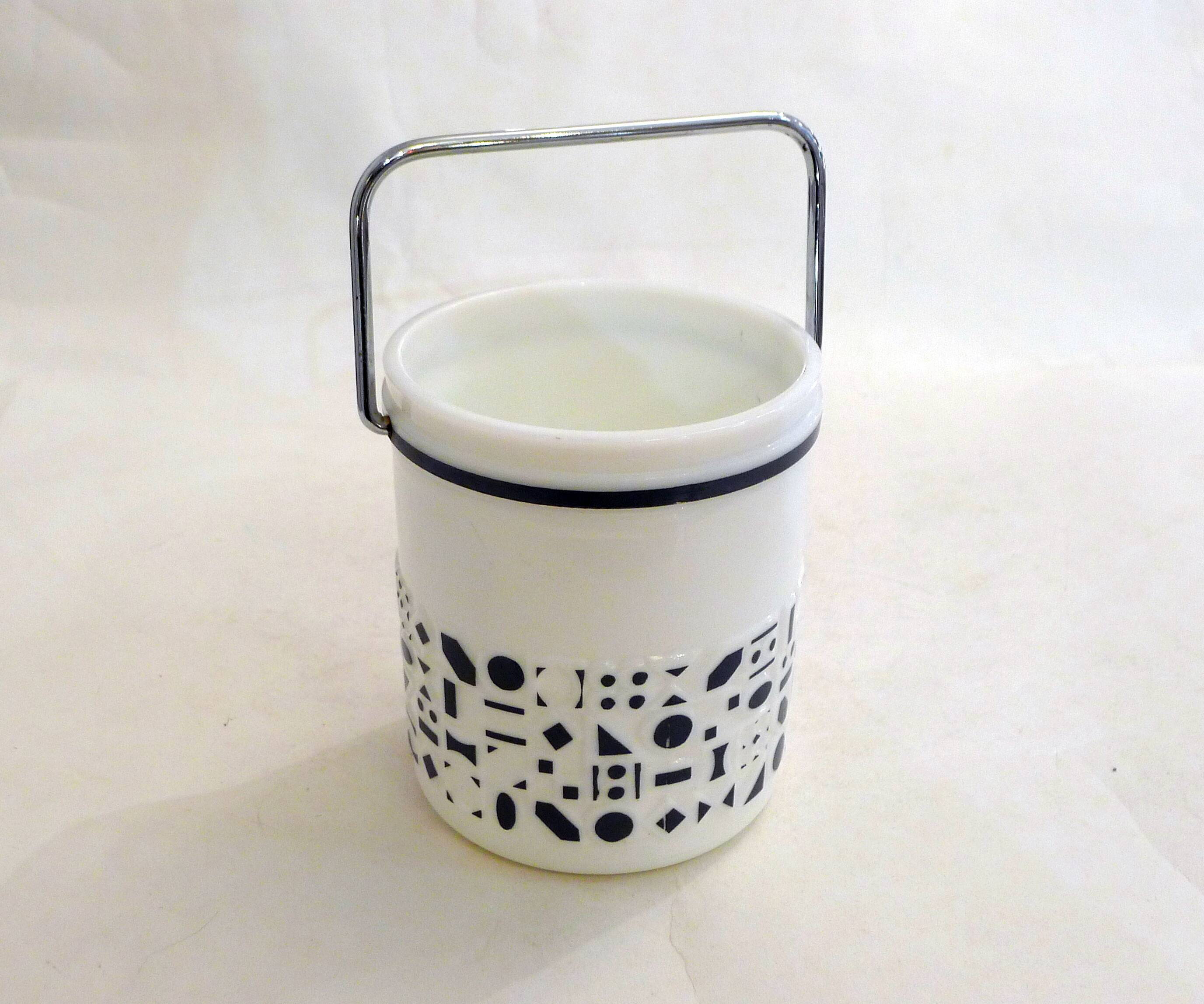 Opaline ice bucket 1960s