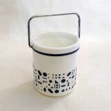 Opaline ice bucket 1960s