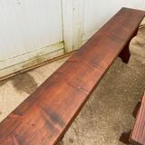 Pair of benches rustic 1950