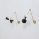 Set of 2 Italian sconces adjustable wall lamps
