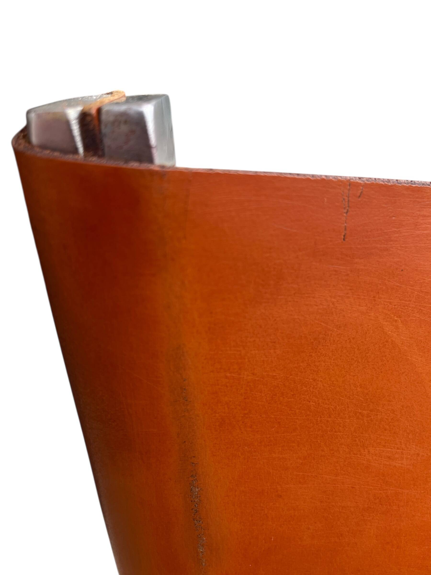 F444 lounge chair in cognac leather by Pierre Paulin for Artifort