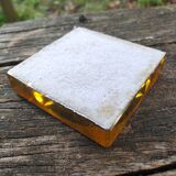 Empty yellow crystal pocket