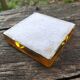 Empty yellow crystal pocket