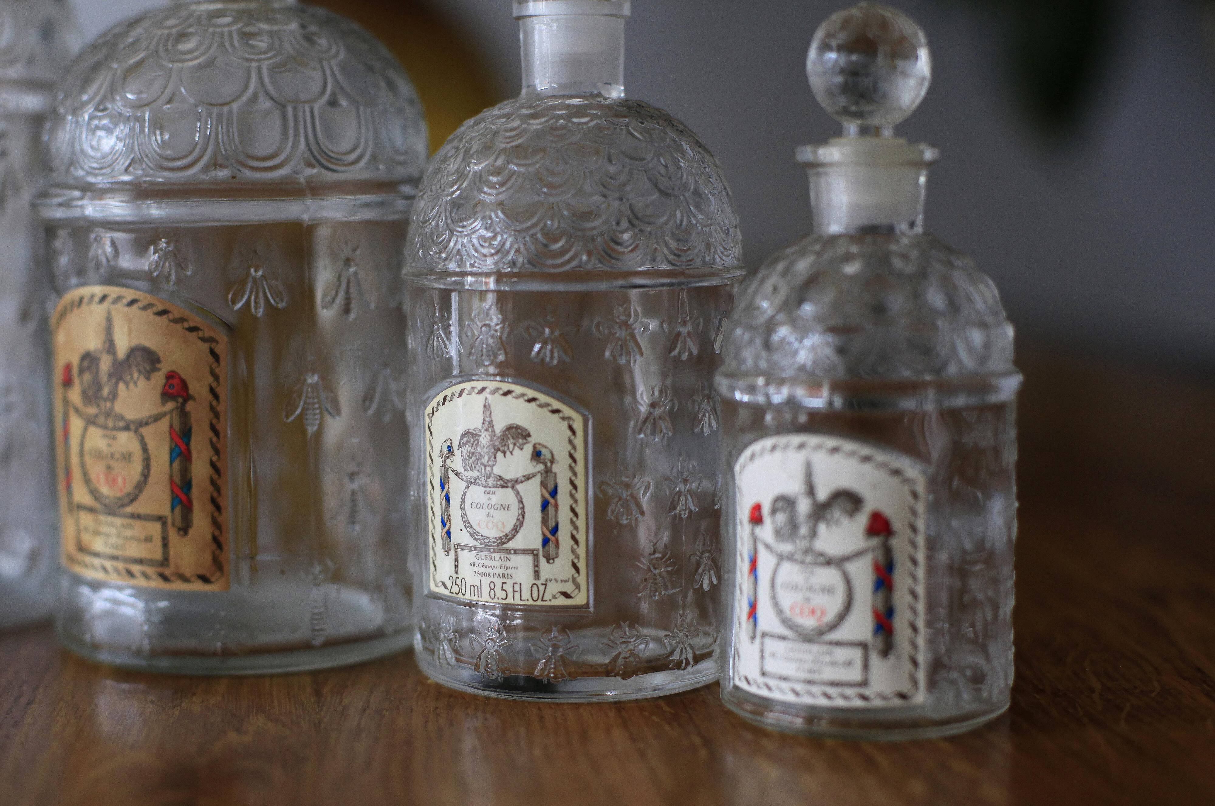 Old bee bottles Guerlain