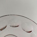 4 coupes à champagne en cristal taillé