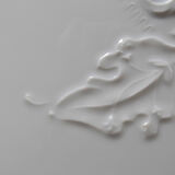 Vintage/antique large pie dish fine white Limoges porcelain.