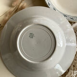 Mix and match old deep plates.