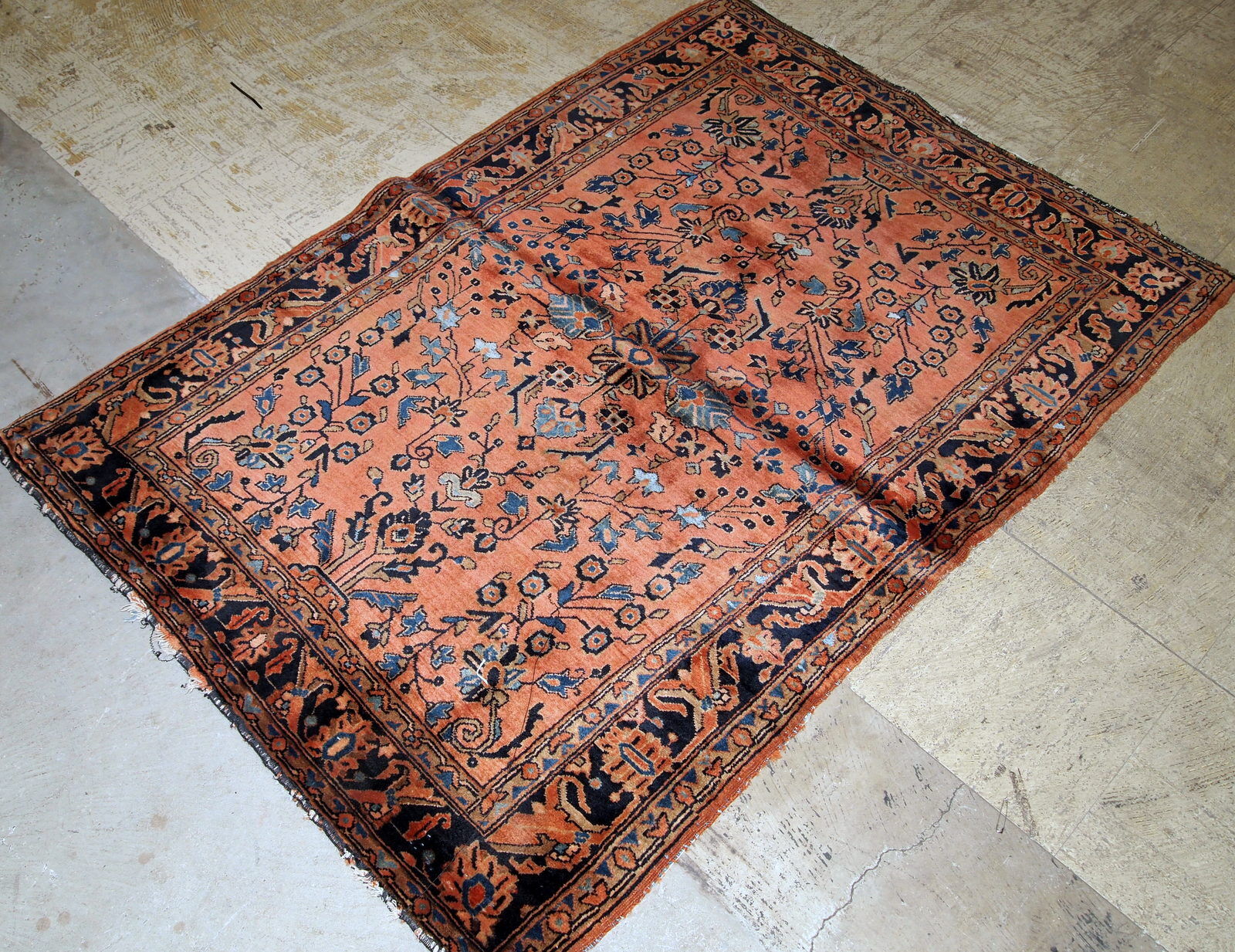 Former carpet Persian Sarouk done hand 97x155cm, 1920