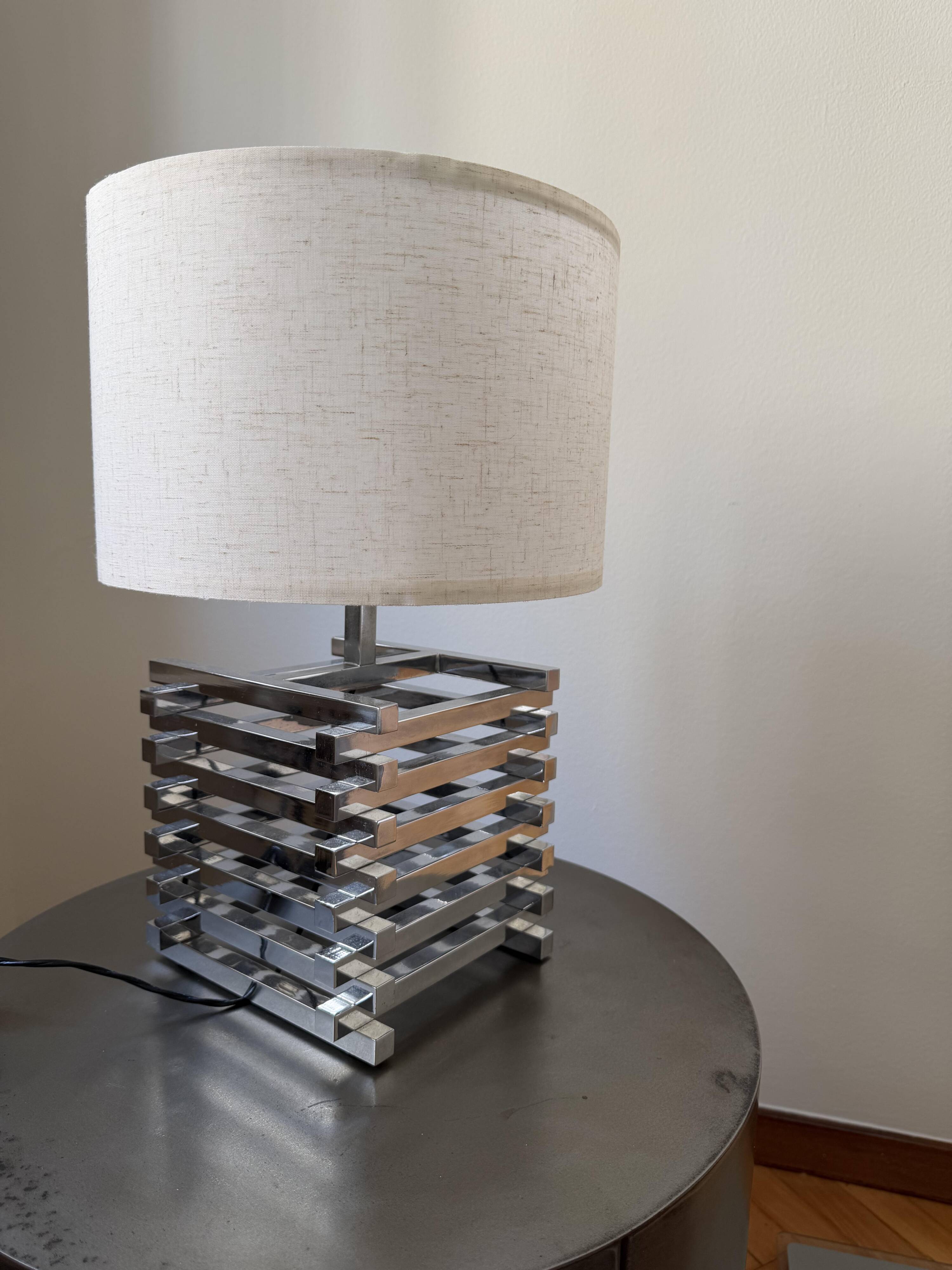 Paire de lampes de table, romeo rega, italie, années 1970.