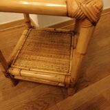 End sofa bamboo cannage