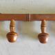 Solid wood coat rack turned in a bamboo style - mid 20th century.