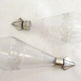 Art Deco liqueur set, glass & silver-plated metal ARGIT