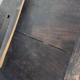 Carved wooden chess set