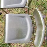Suite of 5 modernist chairs