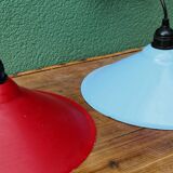 Pair of vintage IKEA T501 pendant lights