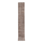 Tapis vintage turc de oushak tissé à la main 55x373 cm