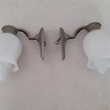 Miroir ovale + appliques