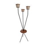 Lampadaire vintage tripode 1950