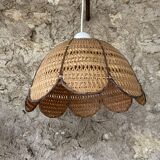 Pair of rattan suspensions c.1970