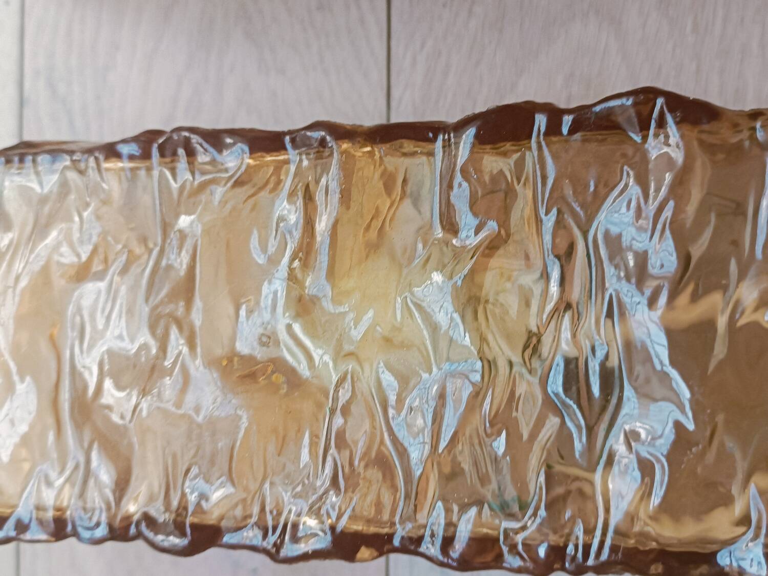 Three 1960s Perspex wall lights