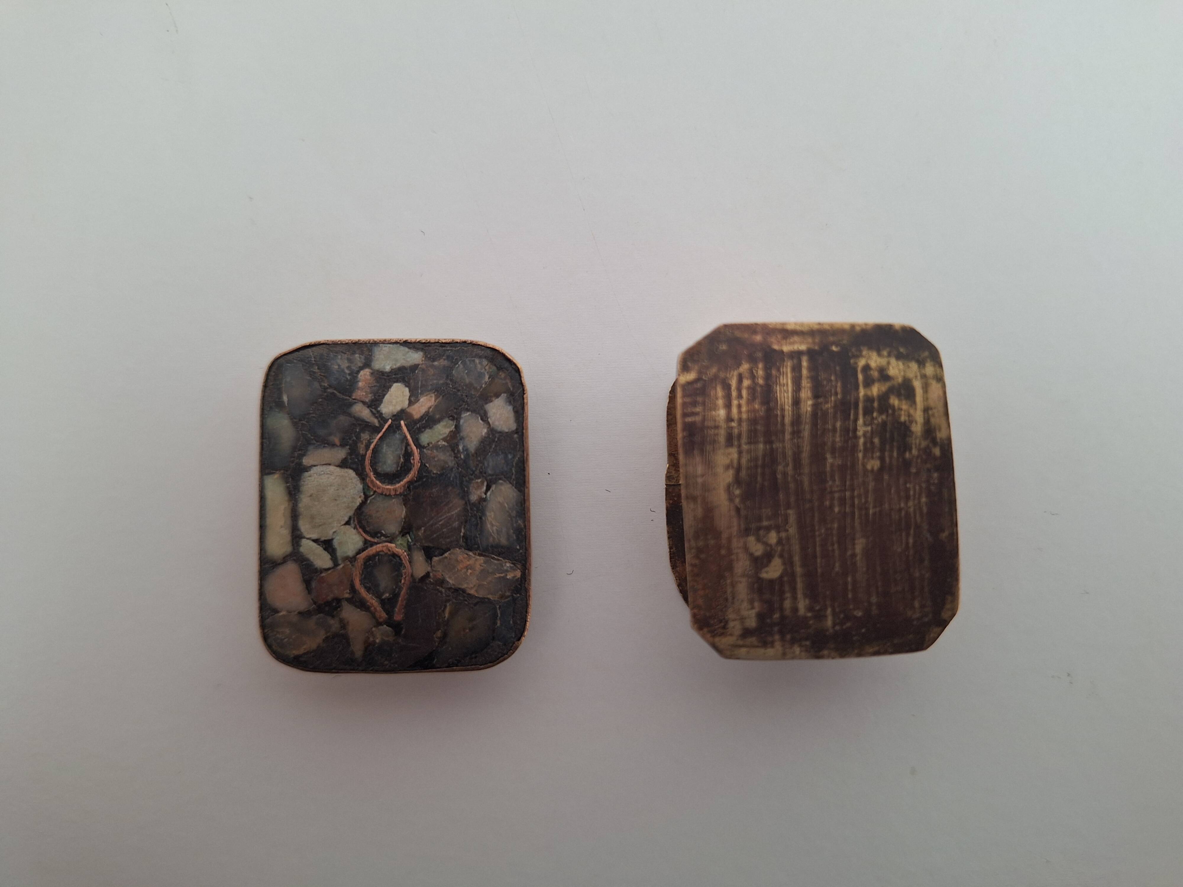 Vintage rectangle ring box