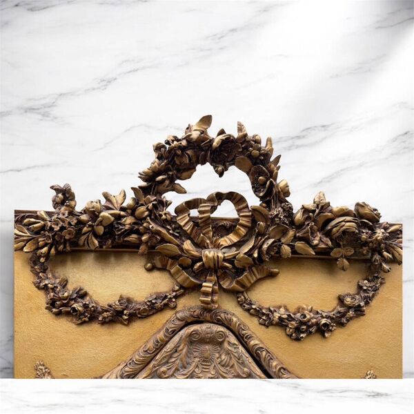 Grand miroir avec tableau bateau