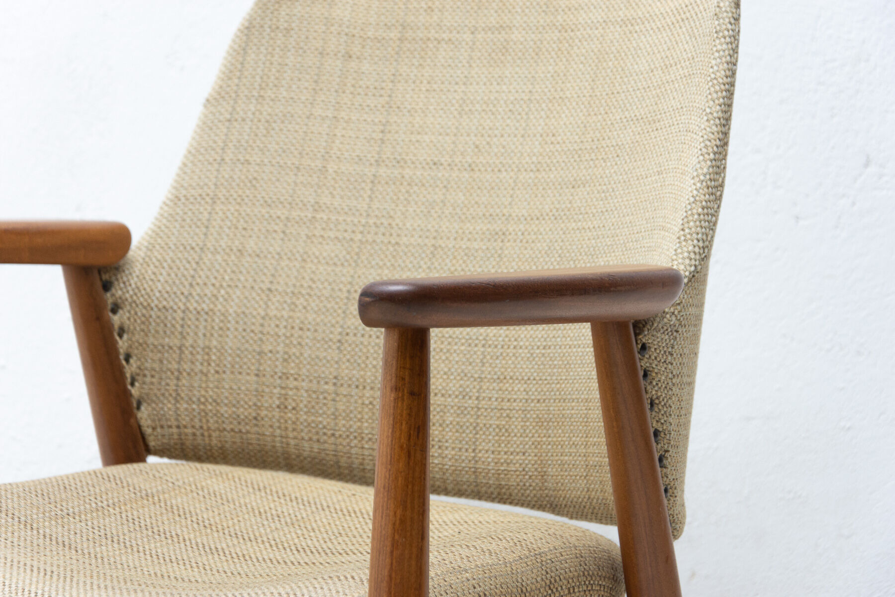 Midcentury scandinavian teak office chair, 1970´s