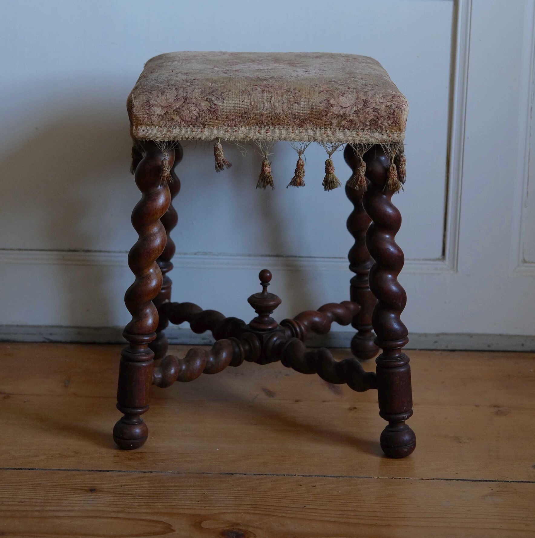 Spanish design country antique stool