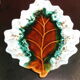 Empty pocket cup ashtray Leaf sign fpp vallauris