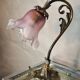 art nouveau bronze lamp